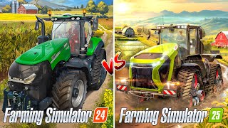 Fs24 ? vs Fs25 | Mobile vs PC Game Graphics | Timelapse | screenshot 5