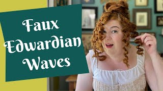 Creating Edwardian Waves (Faux Marcel Wave Hair Tutorial)