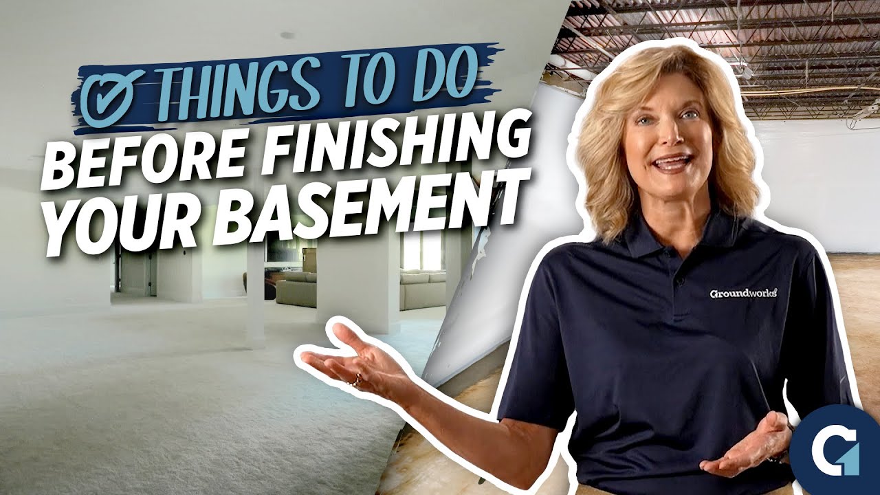7 Things to Do Before Finishing Your Basement - YouTube