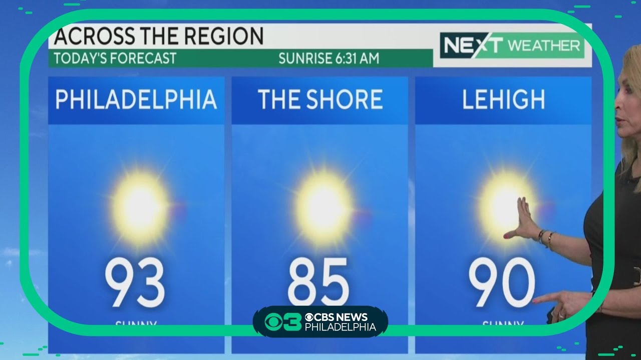 NEXT Weather: Hottest days of the summer coming this week - YouTube