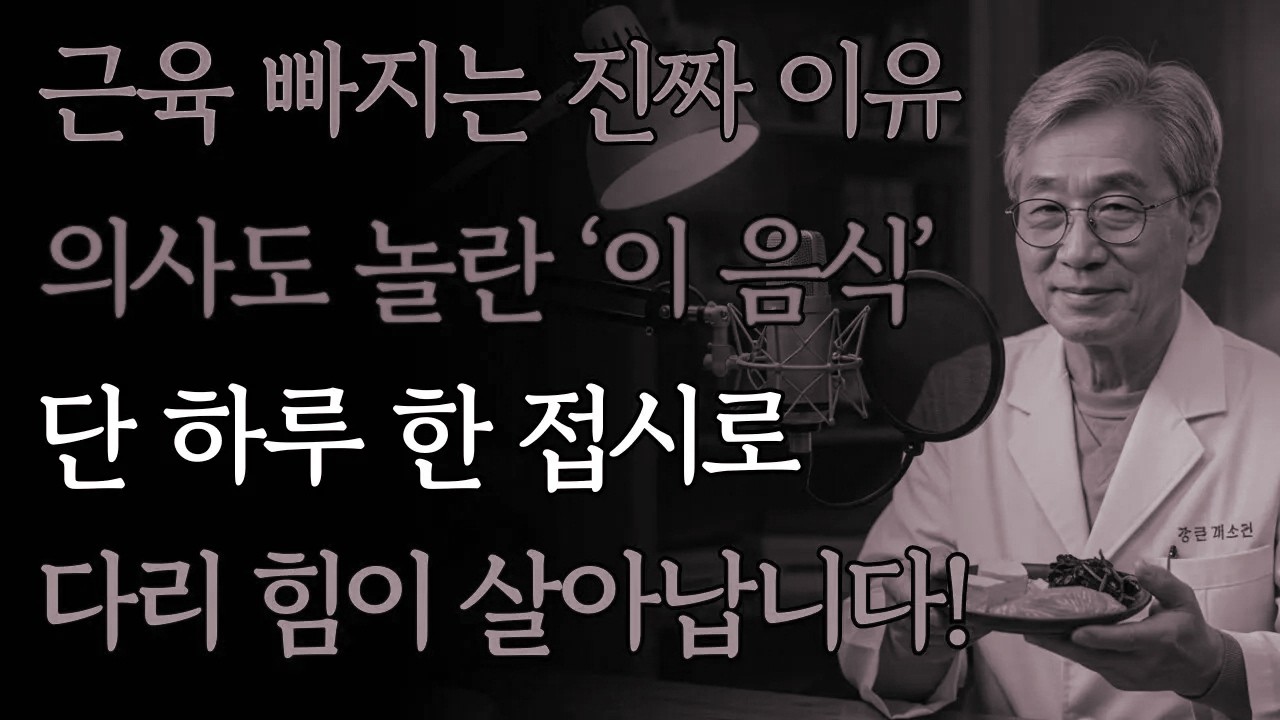 의사들이 꼽은 필수 5가지! 어르신 근력을 지키는 ‘최강 단백질 식단’ | 건강정보 | 근감소예방 | 영양관리 | 오디오북