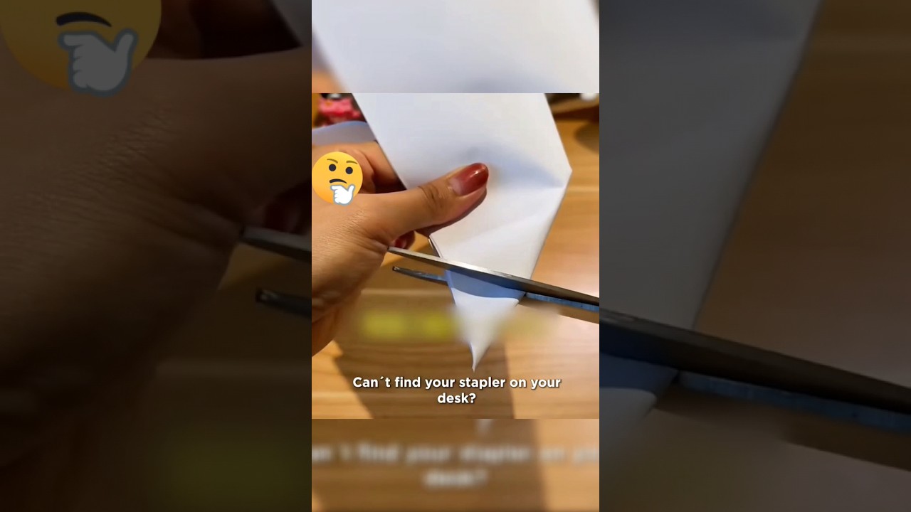 Staple Without Stapler?! 🤔💥📄 