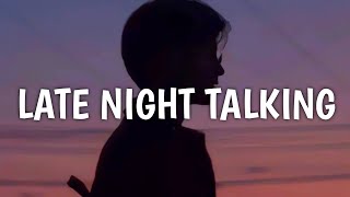 Harry Styles - Late Night Talking (Lyrics)