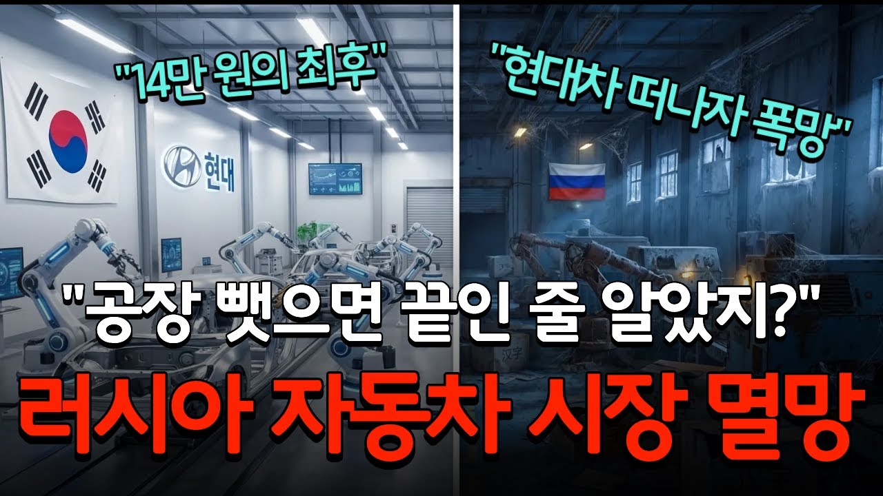 러시아가 14만 원에 뺏어간 현대차 공장... 1년 뒤 충격적인 근황