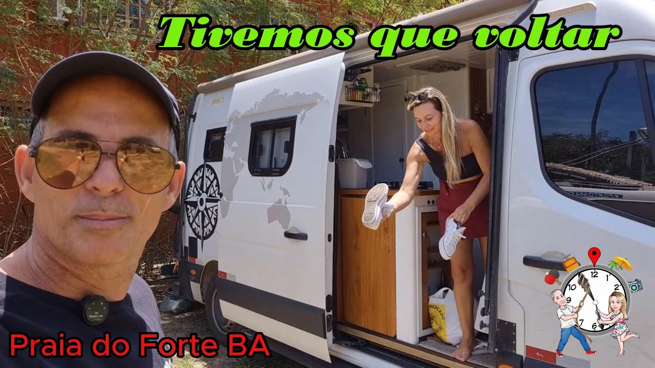 Voltamos para Praia do Forte na Bahia