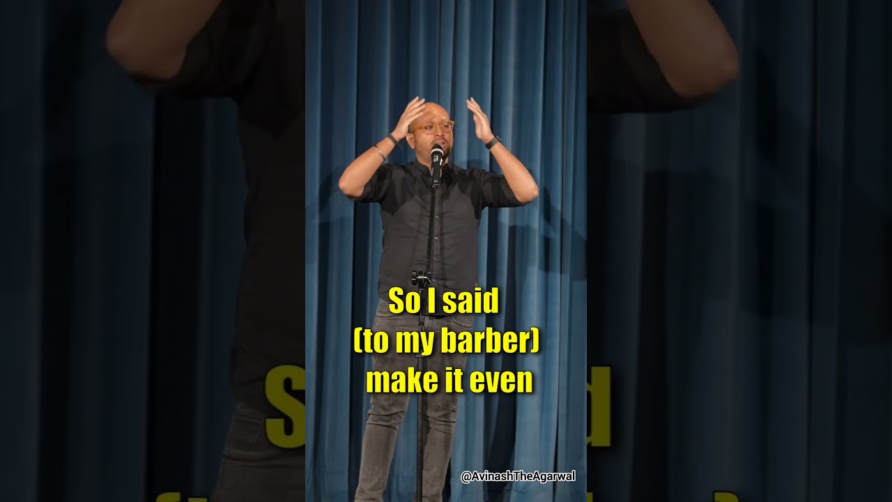 Let it shine, boys 🌝😎 #comedy #standupcomedy #baldjokes #dadjokes #indiancomedy