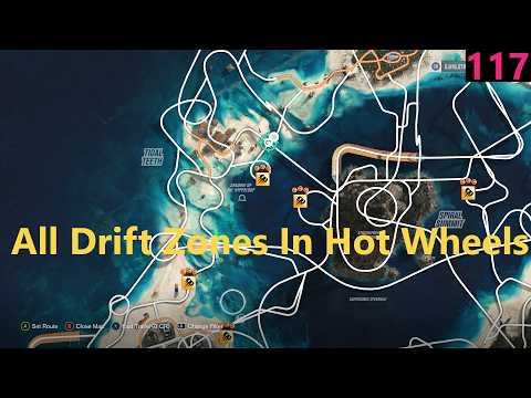 All Drift Zones In Hot Wheels | Forza Horizon 3 | 117