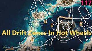 All Drift Zones In Hot Wheels | Forza Horizon 3 | 117