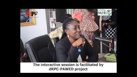 dRPC-NIPSS INTERACTVIE SESSION WITH NIGERIA FOR WOMEN PROJECT TEAM