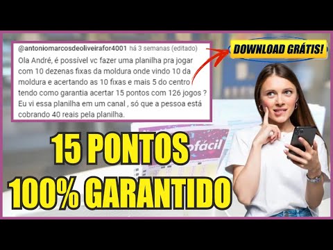 Premiando na Lotofácil com 21 dezenas combinadas em 03 jogos - Planilha  Automatizada 100% Gratuita ! 