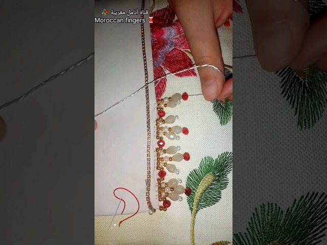 🥀🧵✨ #crochet #randa #agate #beads #diy #art #toxuculuq #kroshai #tigisi #تعليم_المبتدئات class=