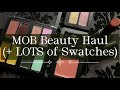 Unboxing  swatching my mob beauty haul