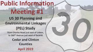 Iowa DOT Public Information Meeting  - April 2019