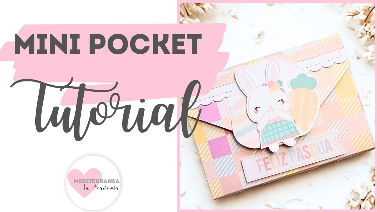 TUTORIAL MINI POCKET. MINI ALBUM SCRAPBOOKING - YouTube