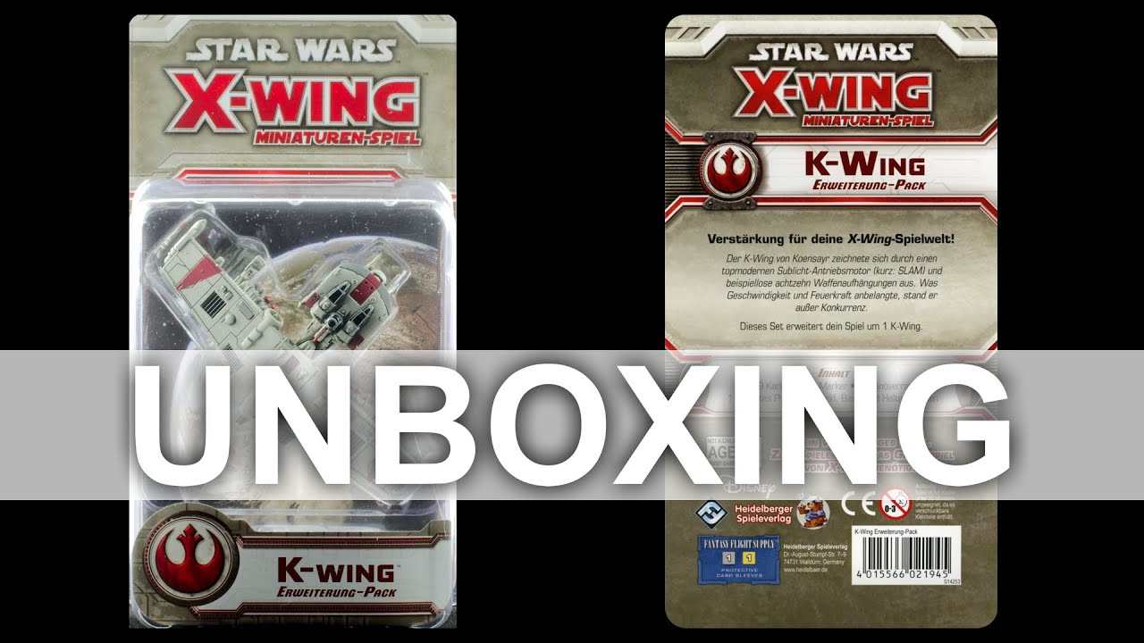 Star Wars XWing KWing Wave 7 Unboxing YouTube