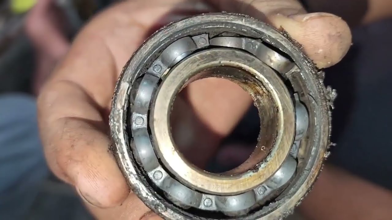Remove Bearing easily Using Proper Puller. 