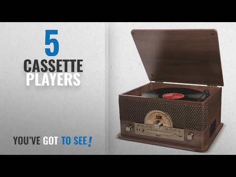 Top 10 Cassette Players [2018]: ION Audio Superior LP 7-in-1 Vinyl Record Player Turntable Music