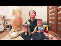 犬と赤ちゃんの世界一平和な節分が可愛すぎた