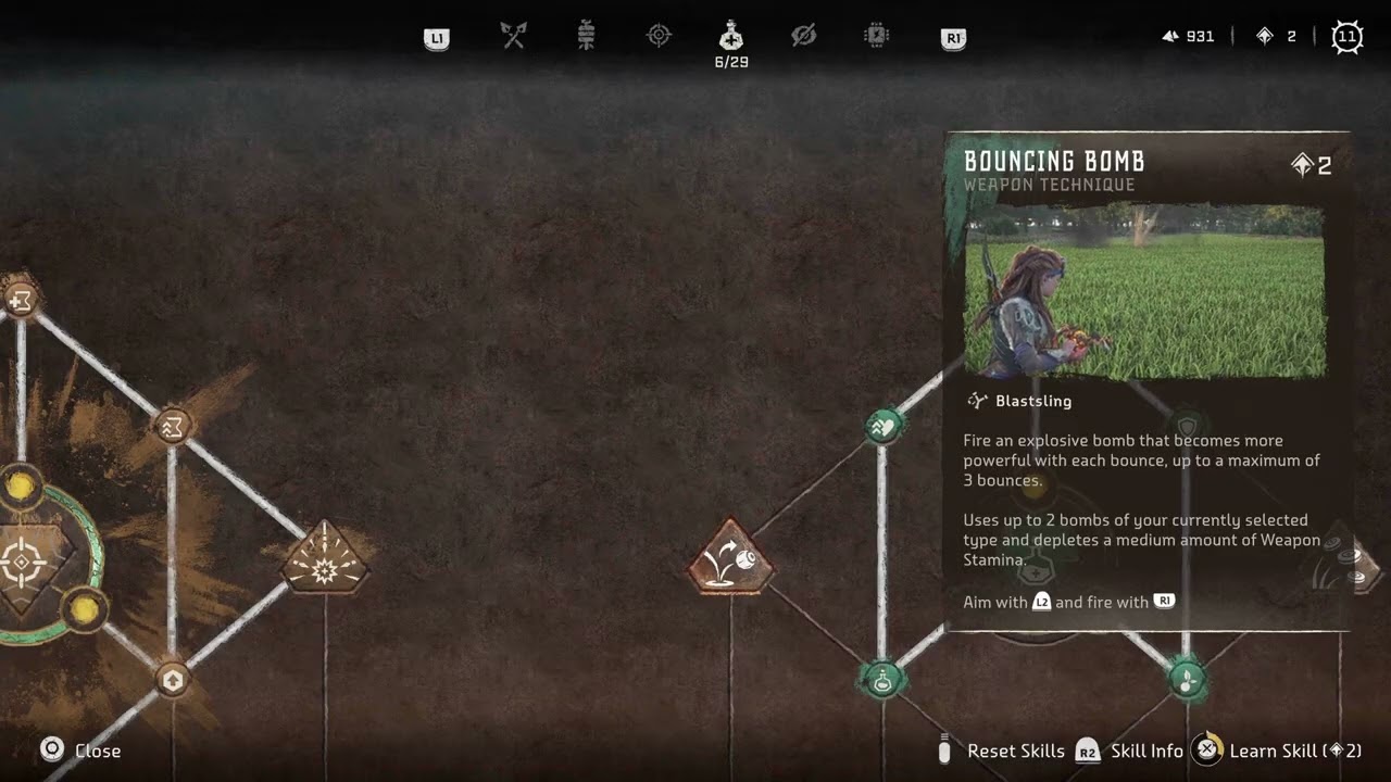 Horizon Forbidden West Unlocked 3 Weapon Techniques PlayStation Trophy