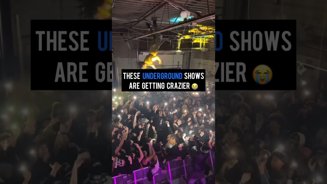 These underground shows are getting crazier 😭