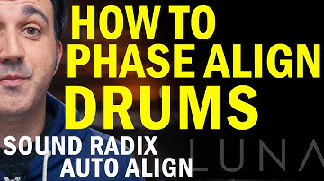 How To Phase Align Drums with Auto Align in Universal Audio LUNA