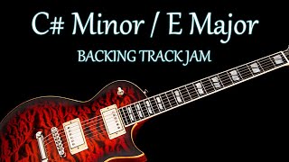 Chill Soft Rock Guitar Backing Track Jam in C# Minor screenshot 4