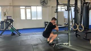 Front/Goblet Squat (50% BW) - Standards demonstration