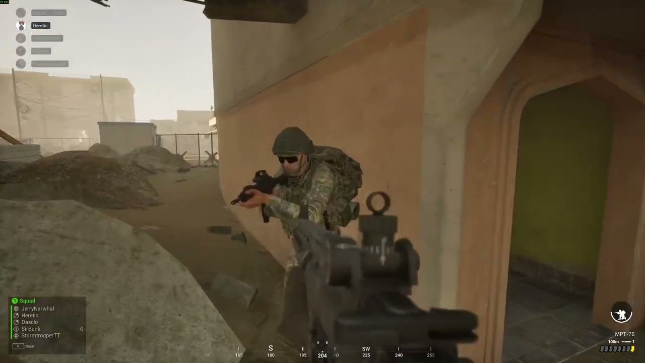 The desperate attempt to reach the tower