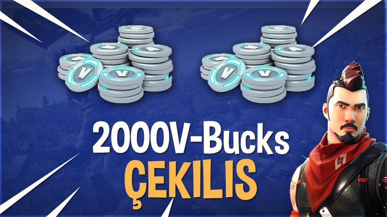 2 000 V Bucks Cekilisi Fortnite Battle Royale - 
