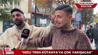 Hizli Tren Kütahya’dan Geçi̇yor Şehi̇rde Tari̇hi̇ Dönüşüm Başliyor