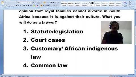 ILW1501 INTRODUCTION TO LAW OVERVIEW