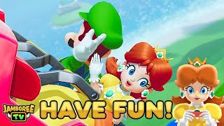 Super Mario Party Jamboree Tv Carnival Coaster Daisy And Luigi Carnival Coaster