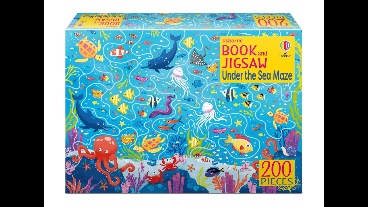 Usborne Book and Jigsaw Under the Sea Maze - YouTube