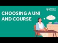 Quick guides choosing a university and course