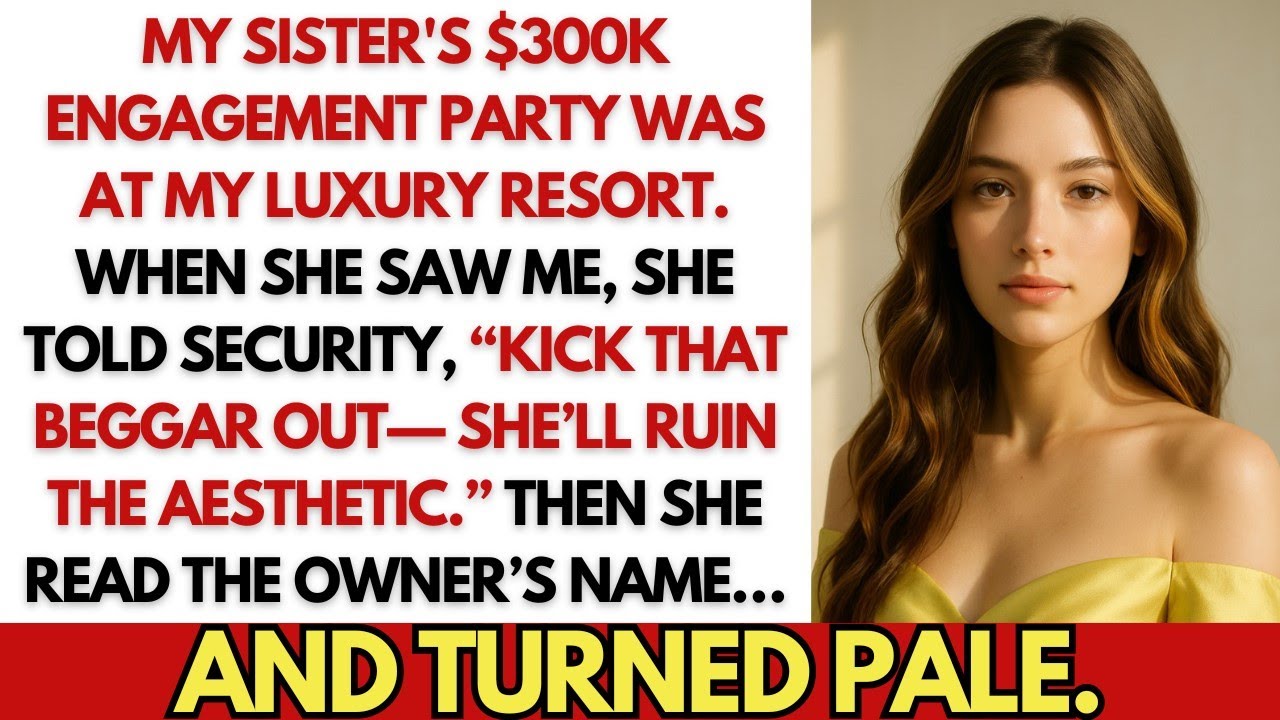 My Sister’s Engagement Cost $300k At My Luxury Resort—When She Saw Me, She Said, 