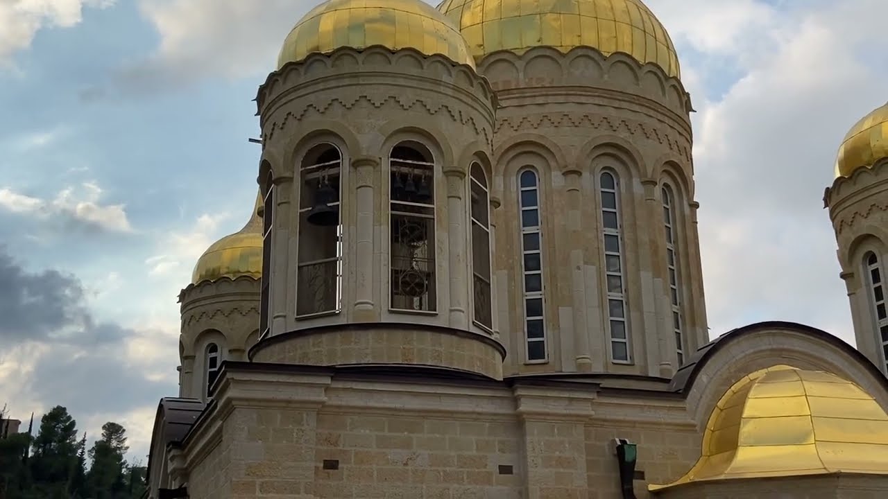 Russian Orthodox nunnery, church in western Jerusalem (video #4 of 5)