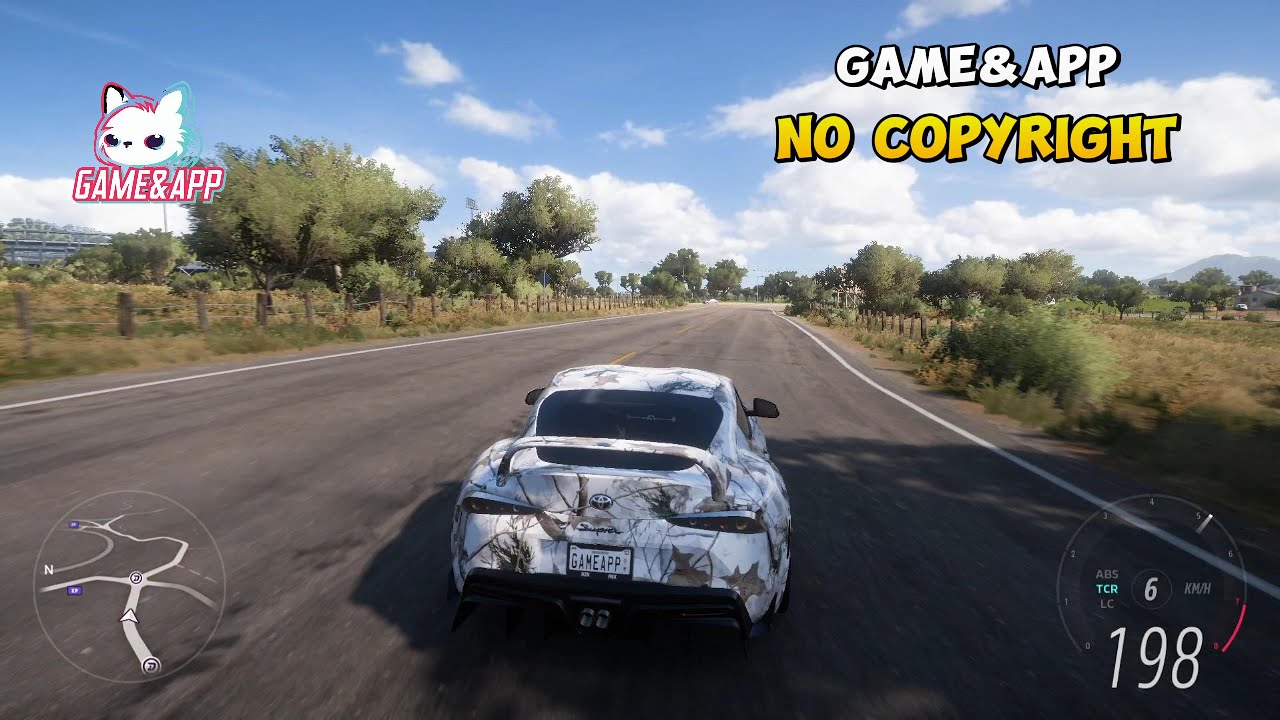 Forza 5 Toyota GR Supra 2020 Black & White – No Copyright 4K Gameplay!