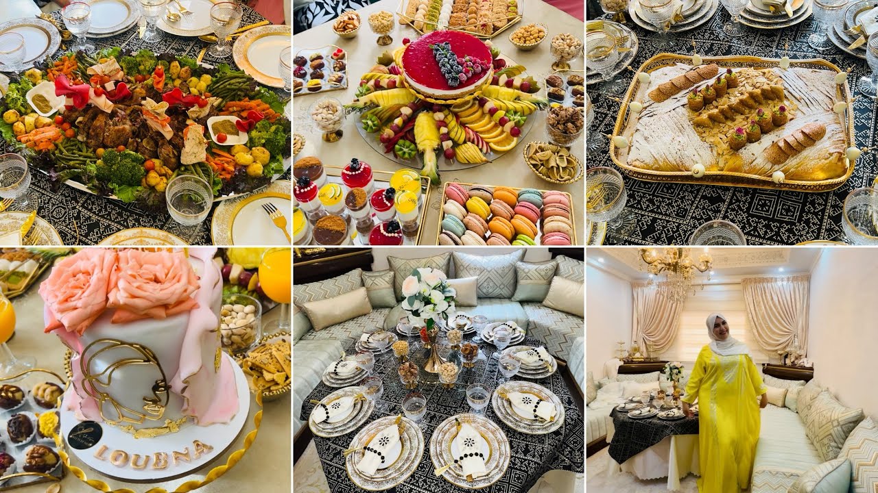 عراضة مغربية هماوية💖الأطباق لي وجدت 💖حطة جديدة 😍بهرت ضيوفي💖شكون جا عندي💖منين تاخدو أحسن كاطو