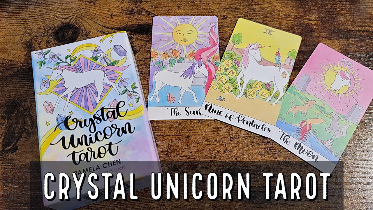 Crystal Unicorn Tarot 英語版解説書付き Crystal Unicorn Tarot 英語版解説書付き The Crystal Unicorn