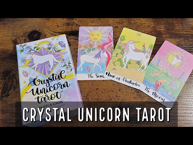 Crystal Unicorn Tarot 英語版解説書付き Crystal Unicorn Tarot 英語版解説書付き Amazon.co.jp