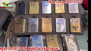07/26/12 : Affordable Zippo Lot : Marlboro / Battleship / Convex bottom Slanted script / Rep41 @z...