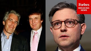 JUST IN: Mike Johnson Deflects Calls For Trump To Testify Under Oath About Epstein Files