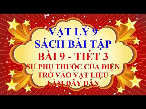 Video Vật lý lớp 9 - Sách bài tập - Bài 9 - Sự phụ thuộc của... - YouTube