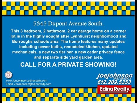 5345 Dupont Avenue, South Minneapolis, MN home video tour