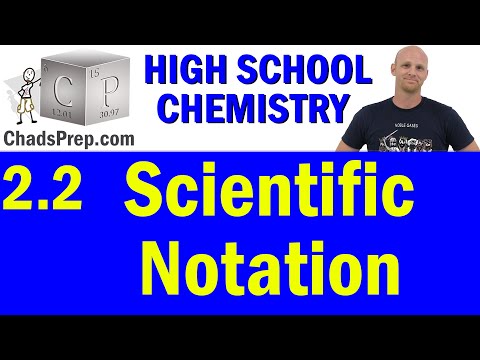 2.2 Scientific Notation | High School Chemistry