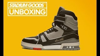 Virgil Abloh x Louis Vuitton "LV Trainer" | Stadium Goods Unboxing screenshot 4
