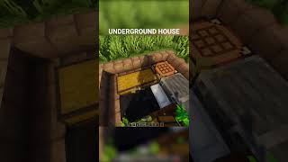 Underground House #minecraft #minecraftbuilds #drili