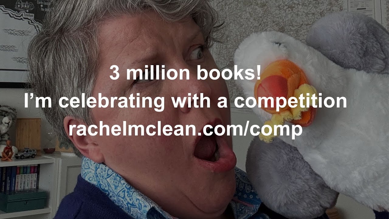 3 million books! I'm celebrating with a competition.