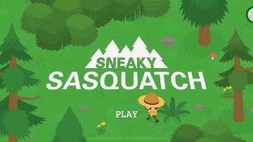 pretending to be a camper!!!! | sneaky Sasquatch part 3