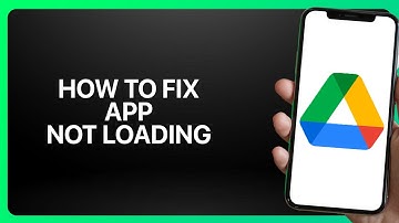 How To Fix App Not Loading In Google Drive 2025! Tutorial